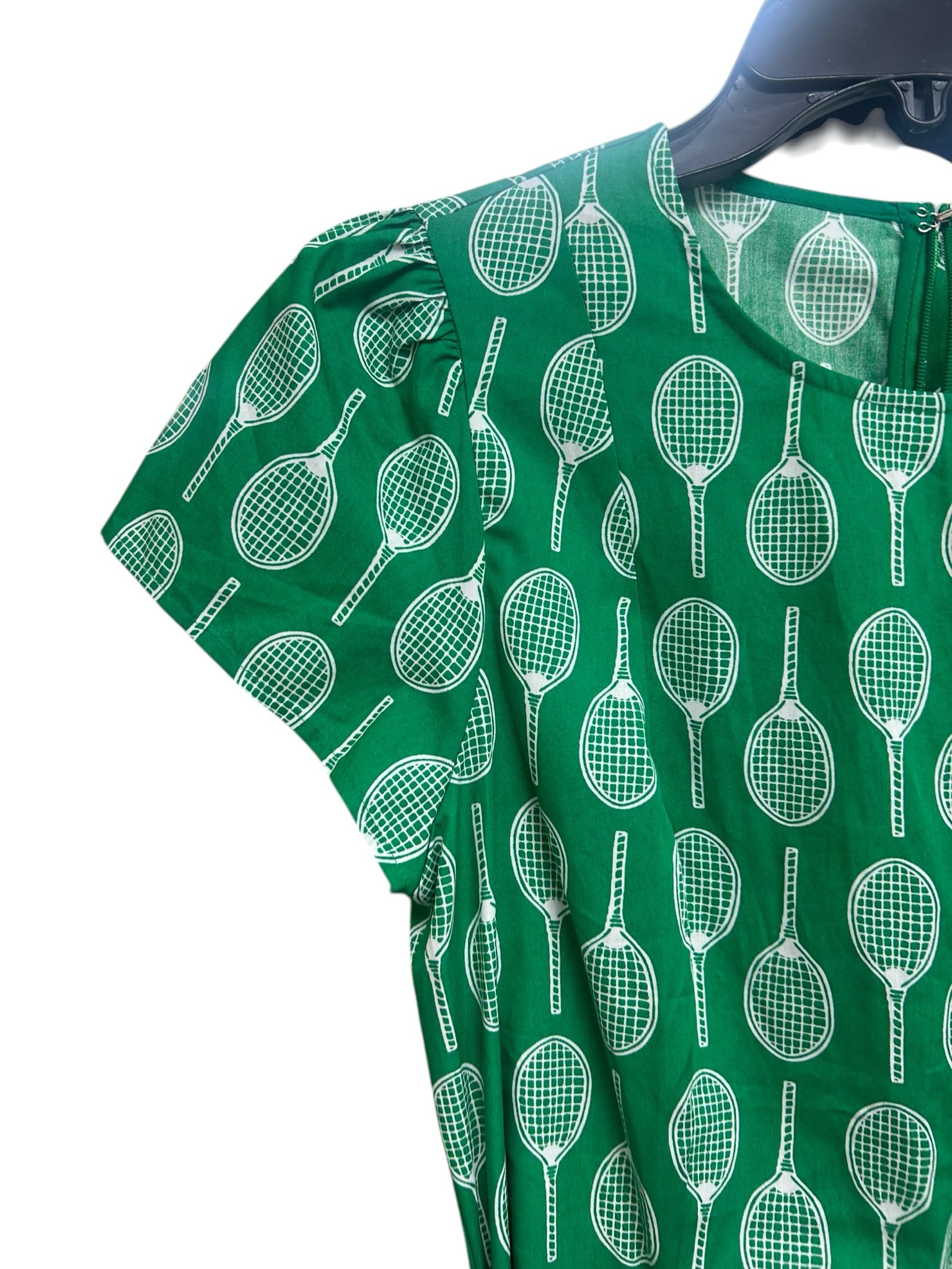 BODEN IMO GODET SHORT TENNIS BELTED GREEN DRESS SIZE 6