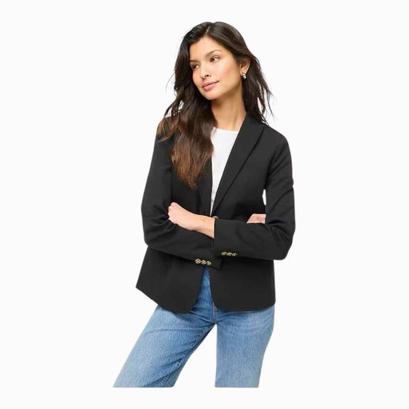 JCREW NWT LINEN/COTTON ONE-BUTTON SIZE: 10P