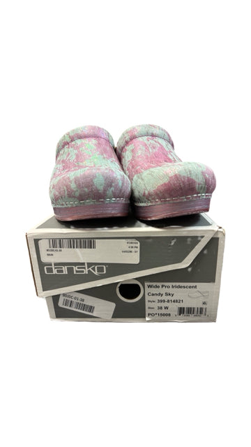 NEW! DANSKO IRRIDESCENT CANDY SKY CLOG 38