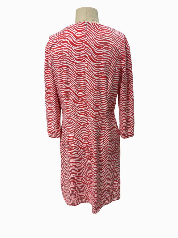 JMCLAUGHLIN SOPHIA CATALINA CLOTH RADIO WAVE DRESS SIZE: L