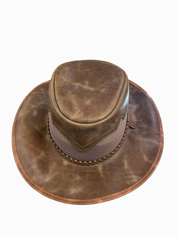 SIRROCO ENHANCED MESH AND LEATHER HAT