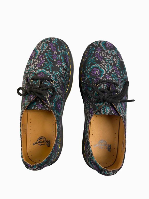 DR MARTENS 1461 FLORAL JACQUARD OXFORD SHOE SIZE: 7