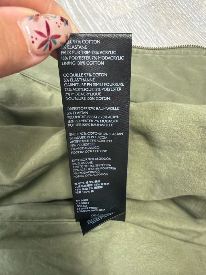FREE PEOPLE GOLDEN QUILLS MILITARY PARKA SIZE XS