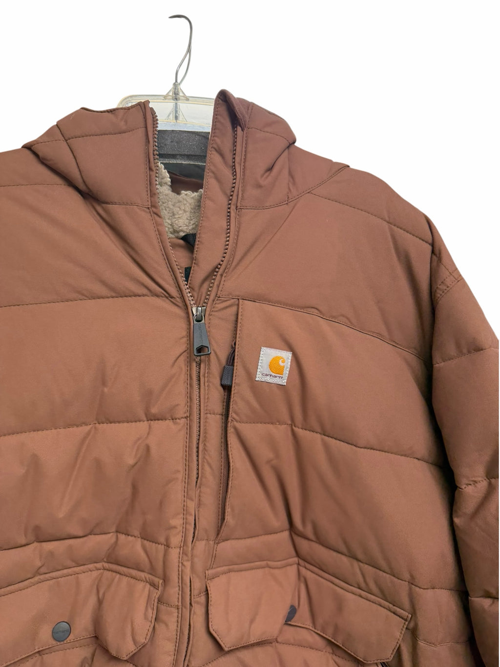 CARHARTT WOMEN'S MONTANA RAIN DEFENDER INSULATED RELAXED JACKET NUTMEG SIZE 3X