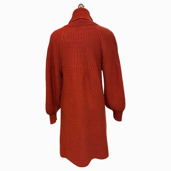 ANTHROPOLOGIE TINY WOOL BLEND SWEATER BRICK DRESS SIZE S