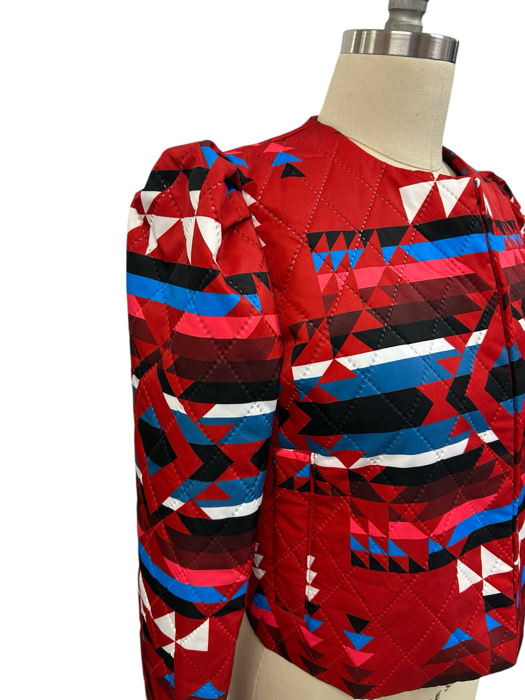 PENDLETON AQUA x PENDLETON PILOT ROCK CROP JACKET RED SIZE SMALL