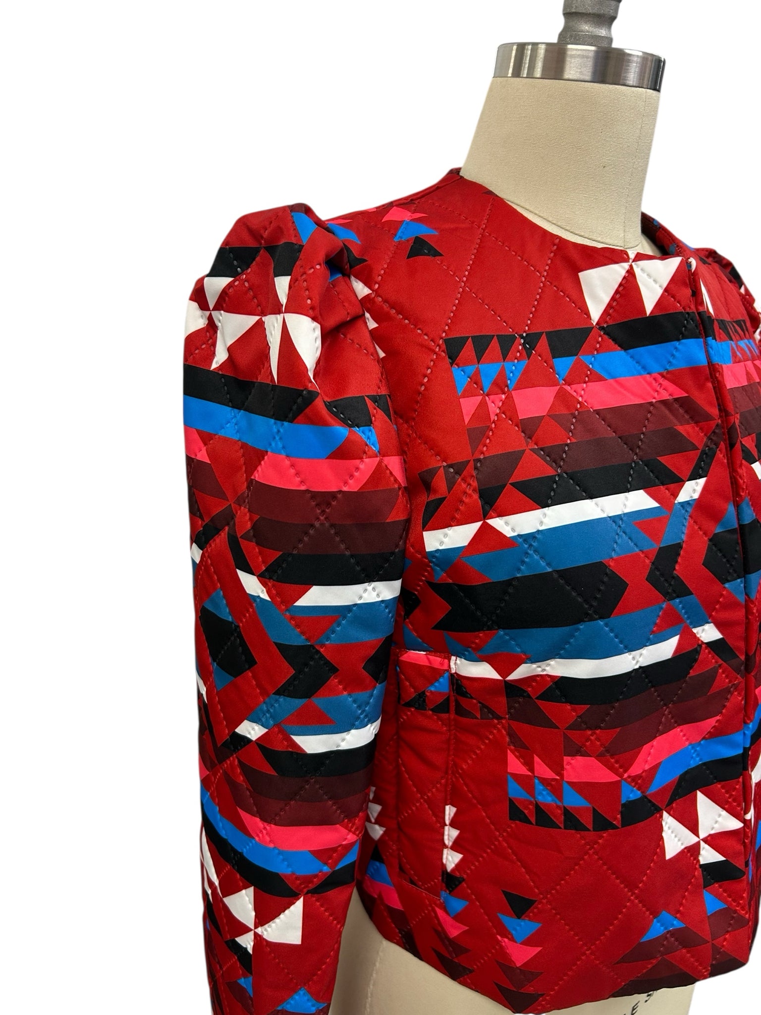 PENDLETON AQUA x PENDLETON PILOT ROCK CROP JACKET RED SIZE SMALL