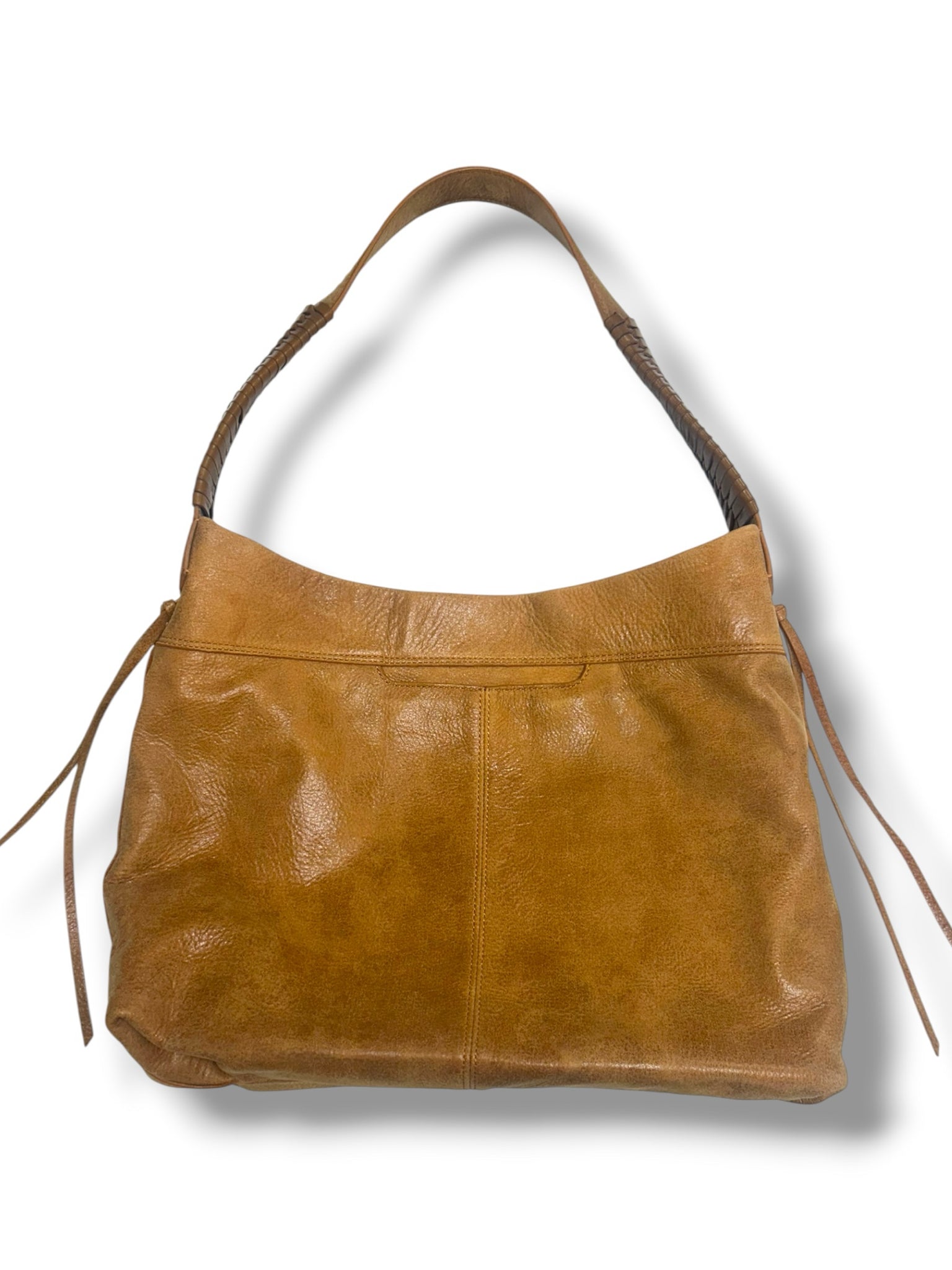 HOBO HONEY SUEDE ROMY LEATHER SHOULDER SLOUCHY FRINGE BAG