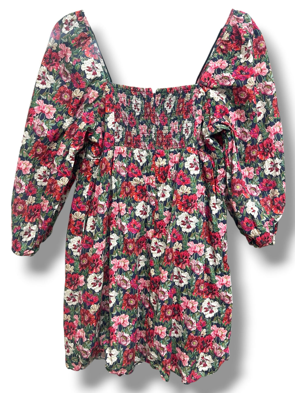 JCREW LIBERTY FABRIC AMELIE PUFF SLEEVE MINI DRESS SIZE 6