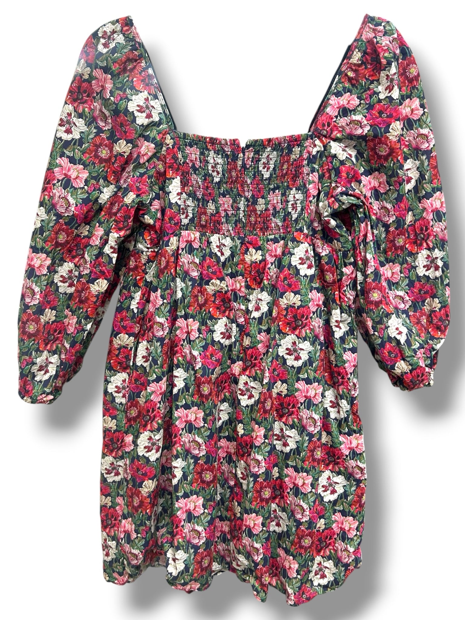 JCREW LIBERTY FABRIC AMELIE PUFF SLEEVE MINI DRESS SIZE 6
