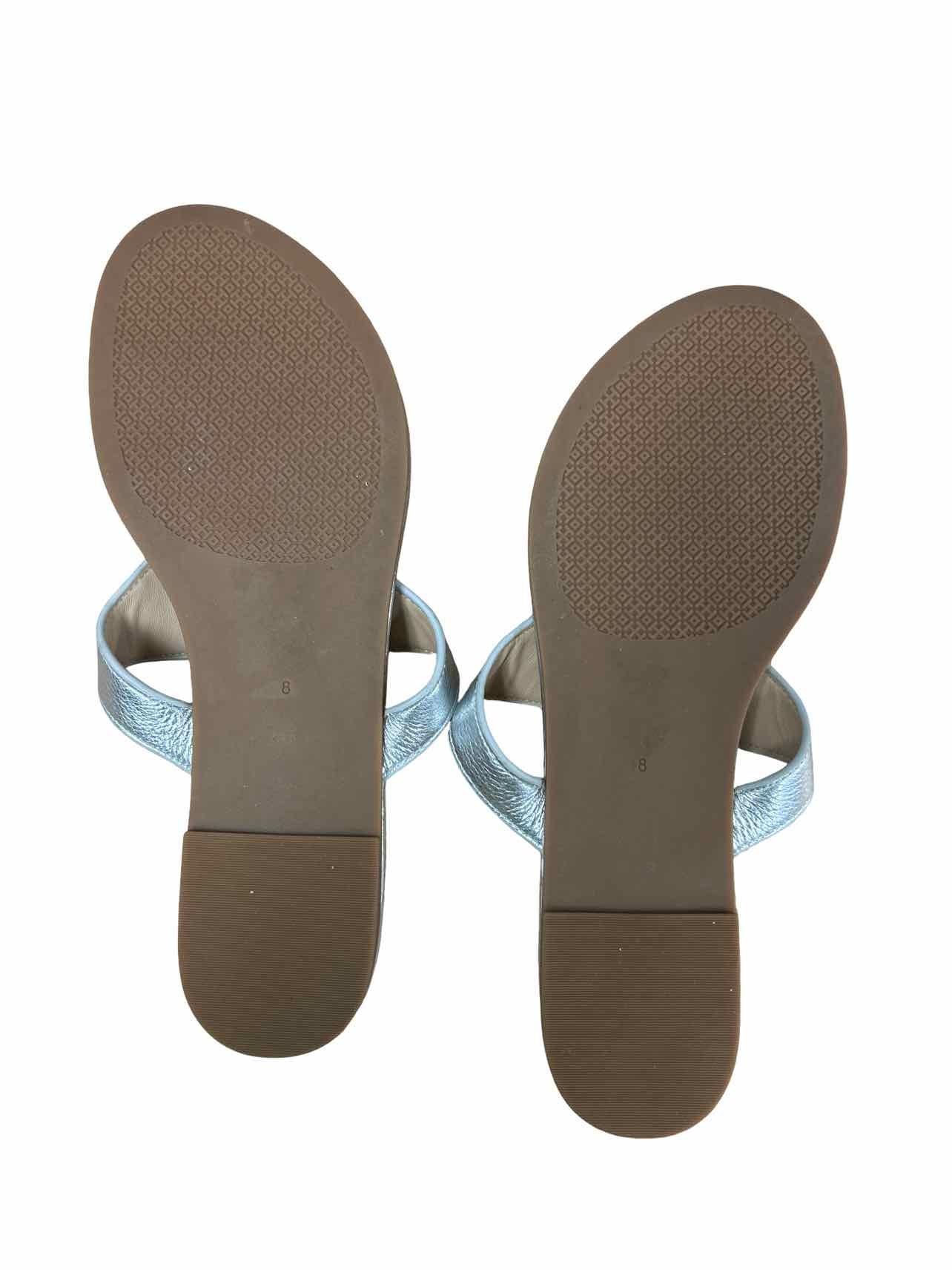 TORY BURCH PEBBLED THONG SANDAL SIZE: 8.5