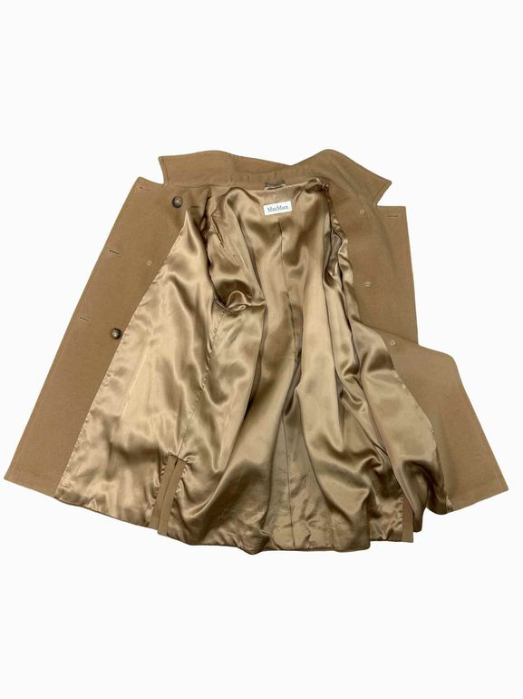 MAX MARAICONIC DOUBLE BREASTED WOOL COAT SIZE: 10