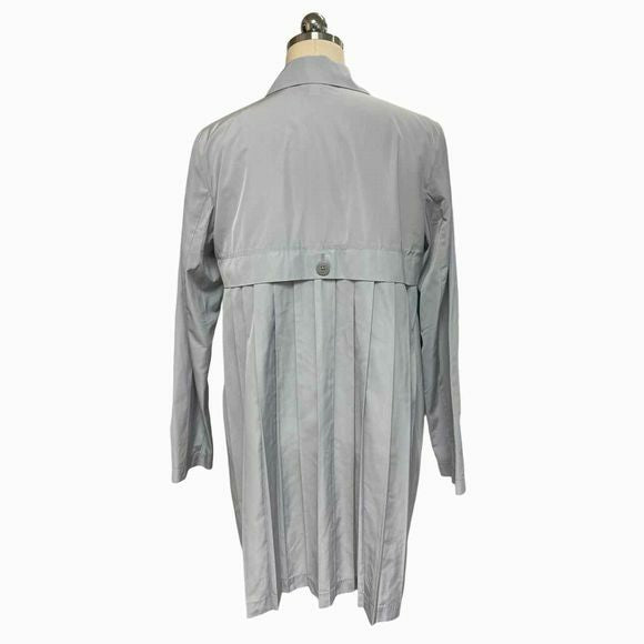 JJILL PLEAT BACK SILKY GRAY JACKET SIZE XS