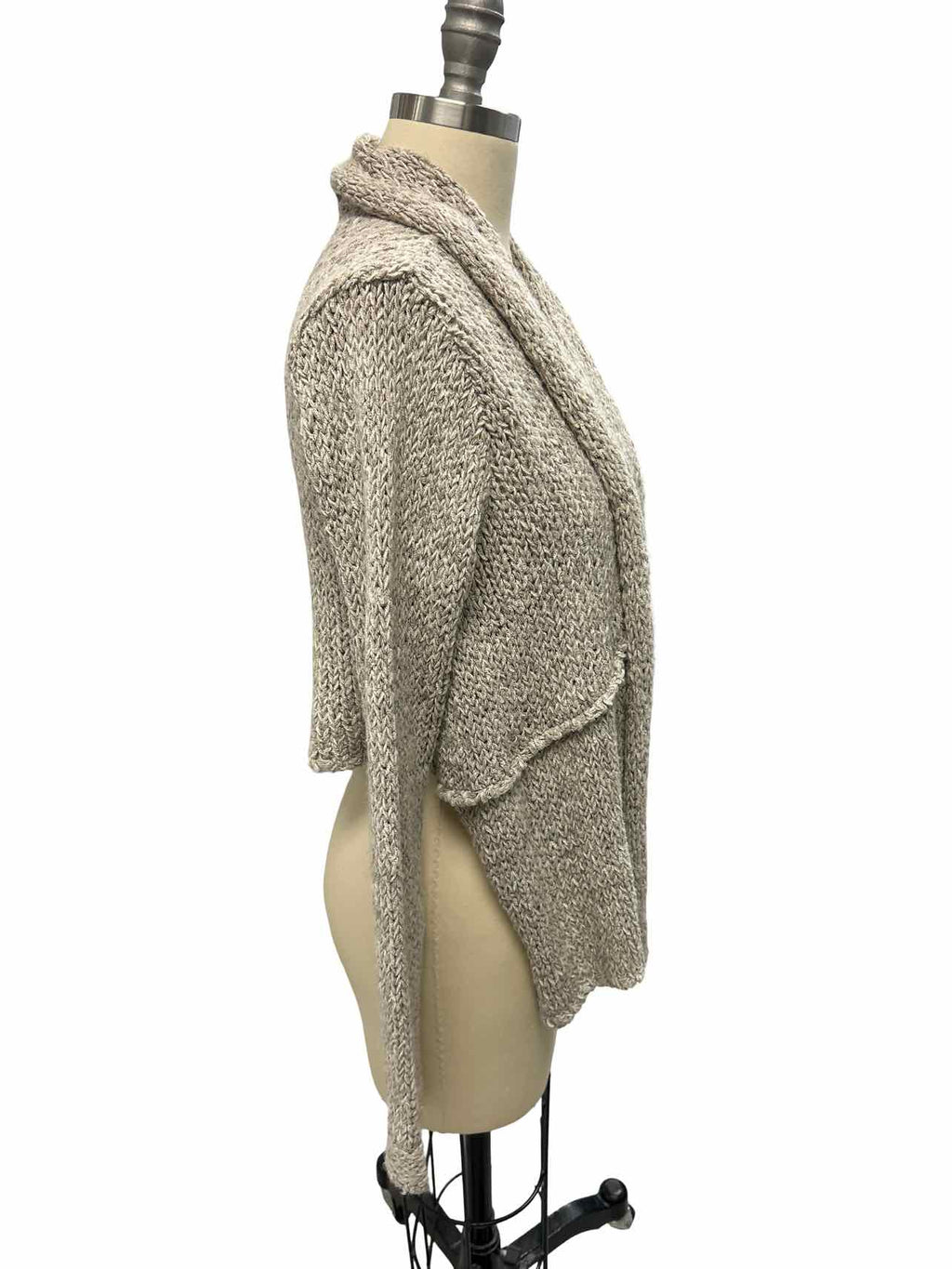 LURDES BERGADA ASYMMETRIC KNIT CARDIGAN SIZE: S