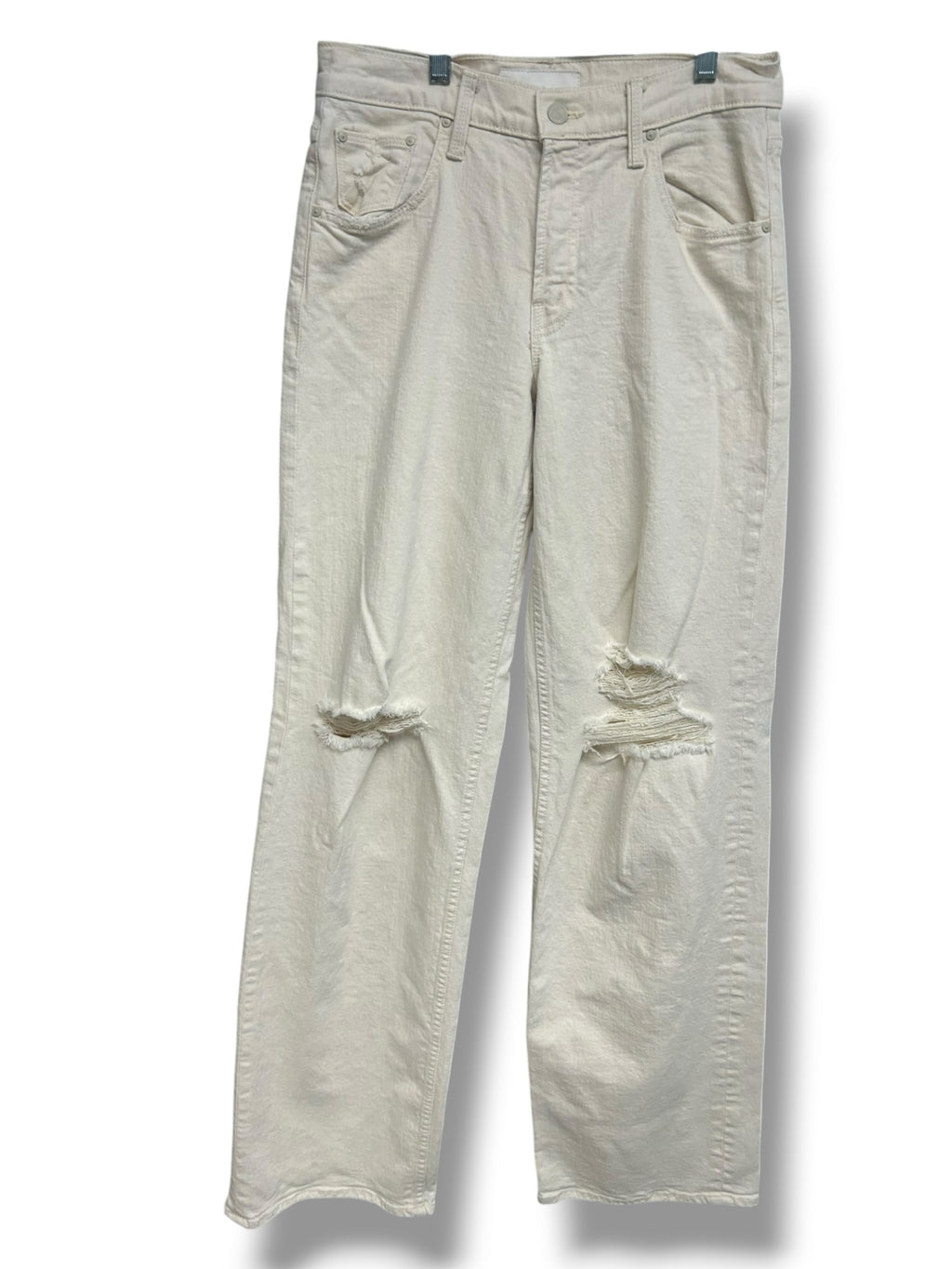 MOTHER SUPERIOR THE DOWN LOW SPINNER WASH NATURAL ACTS JEANS SIZE 27