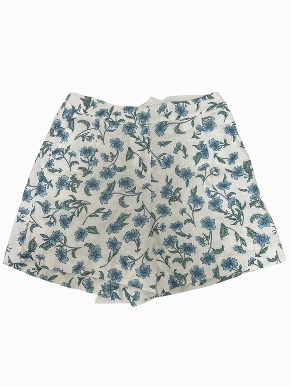 JCREW Size 8 WHITE/BLUE WSHORTS