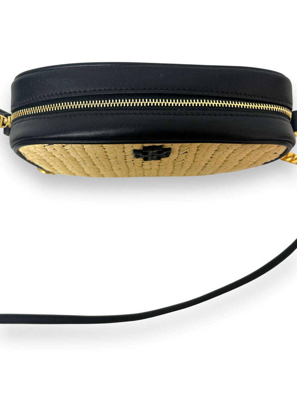TORY BURCH STRAW MCGRAW RAFFIA CAMERA BAG