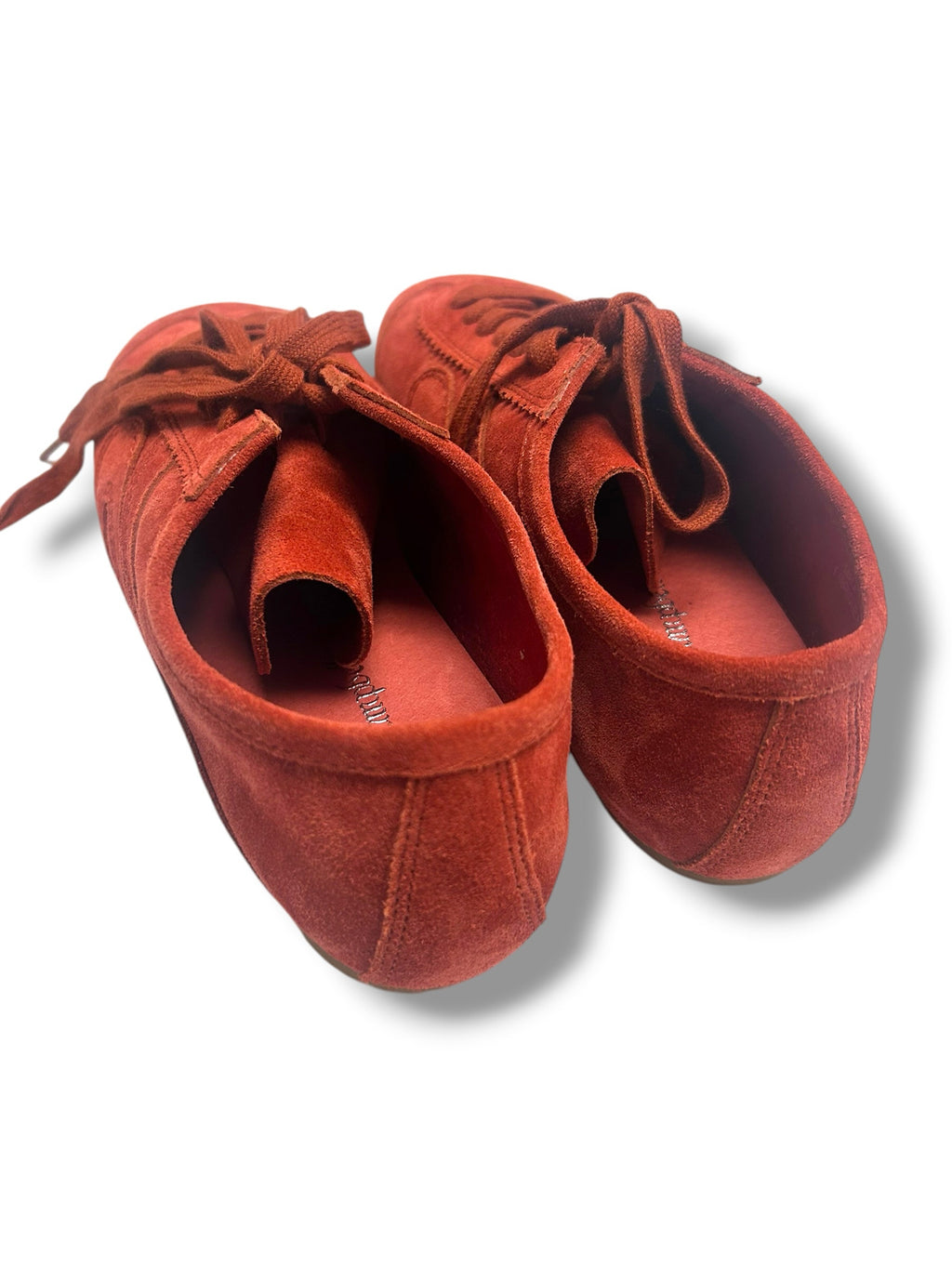 JEFFREY CAMPBELL NWOB ALETA LOW TOP SNEAKER IN RED SUEDE SIZE 9