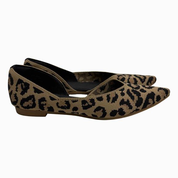 VIVAIA MELIA D'ORSAY CHEETAH FLAT SIZE 38.5