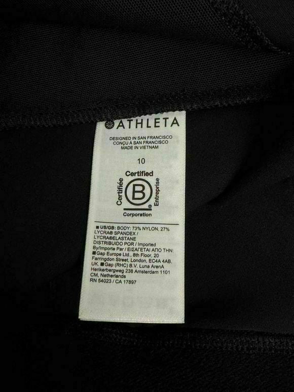 ATHLETA NWT! STELLAR BLACK TIGHT SIZE 10