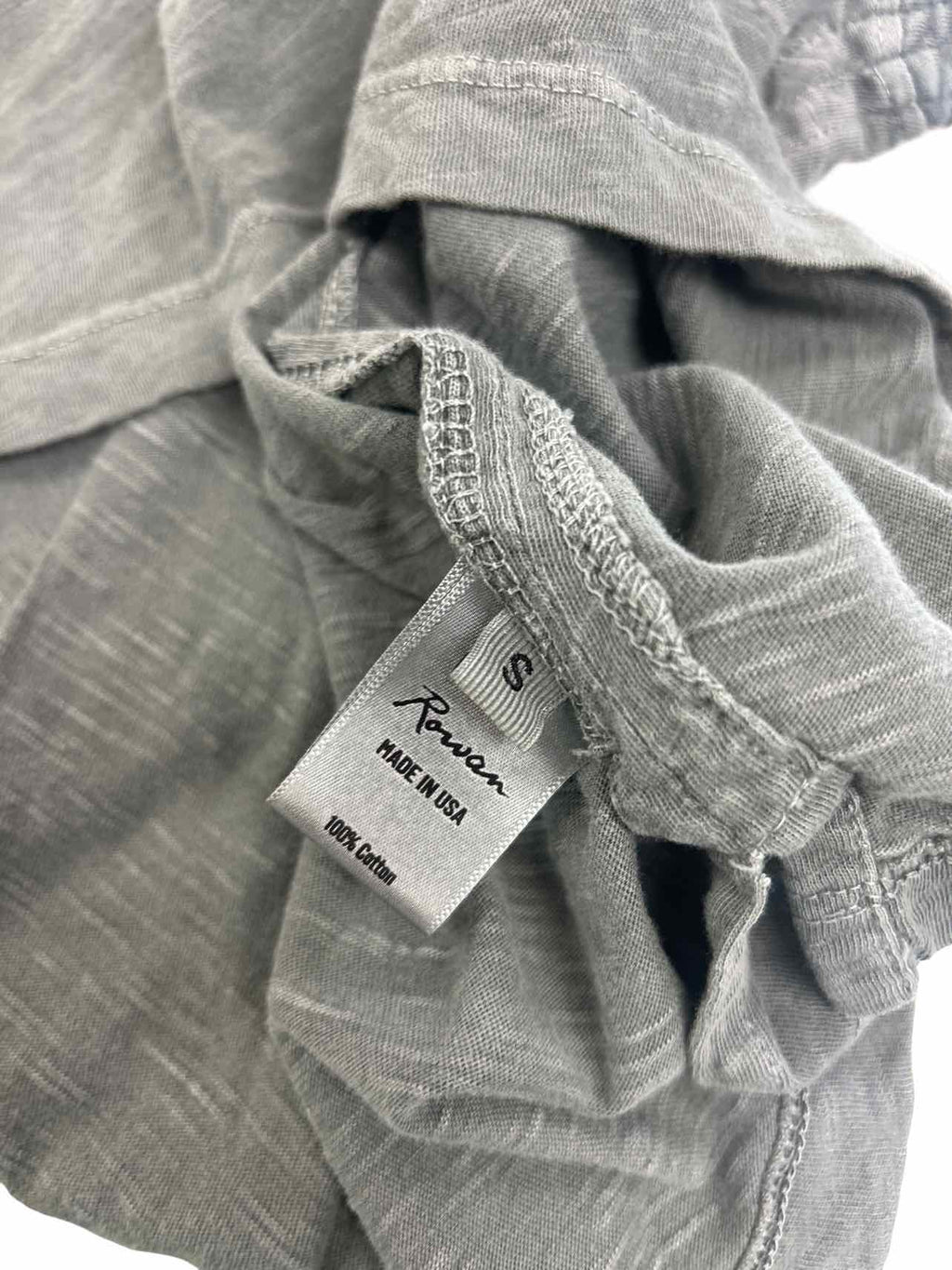 REFORMATION ROWAN SAVANNAH SLUB COTTON MUSCLE TANK SIZE: S