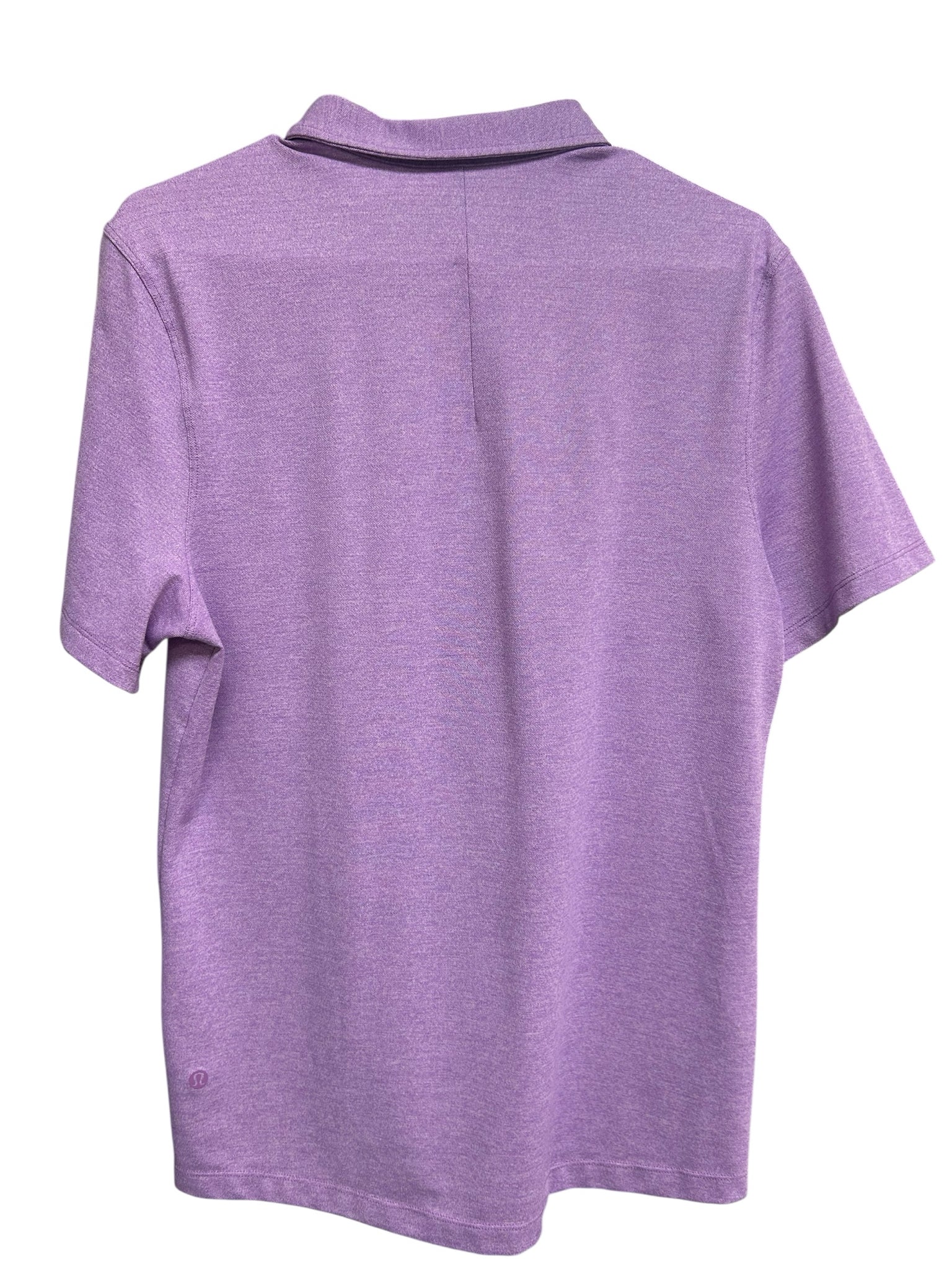 LULULEMON EVOLUTION SS POLO LAVENDER SIZE MEDIUM