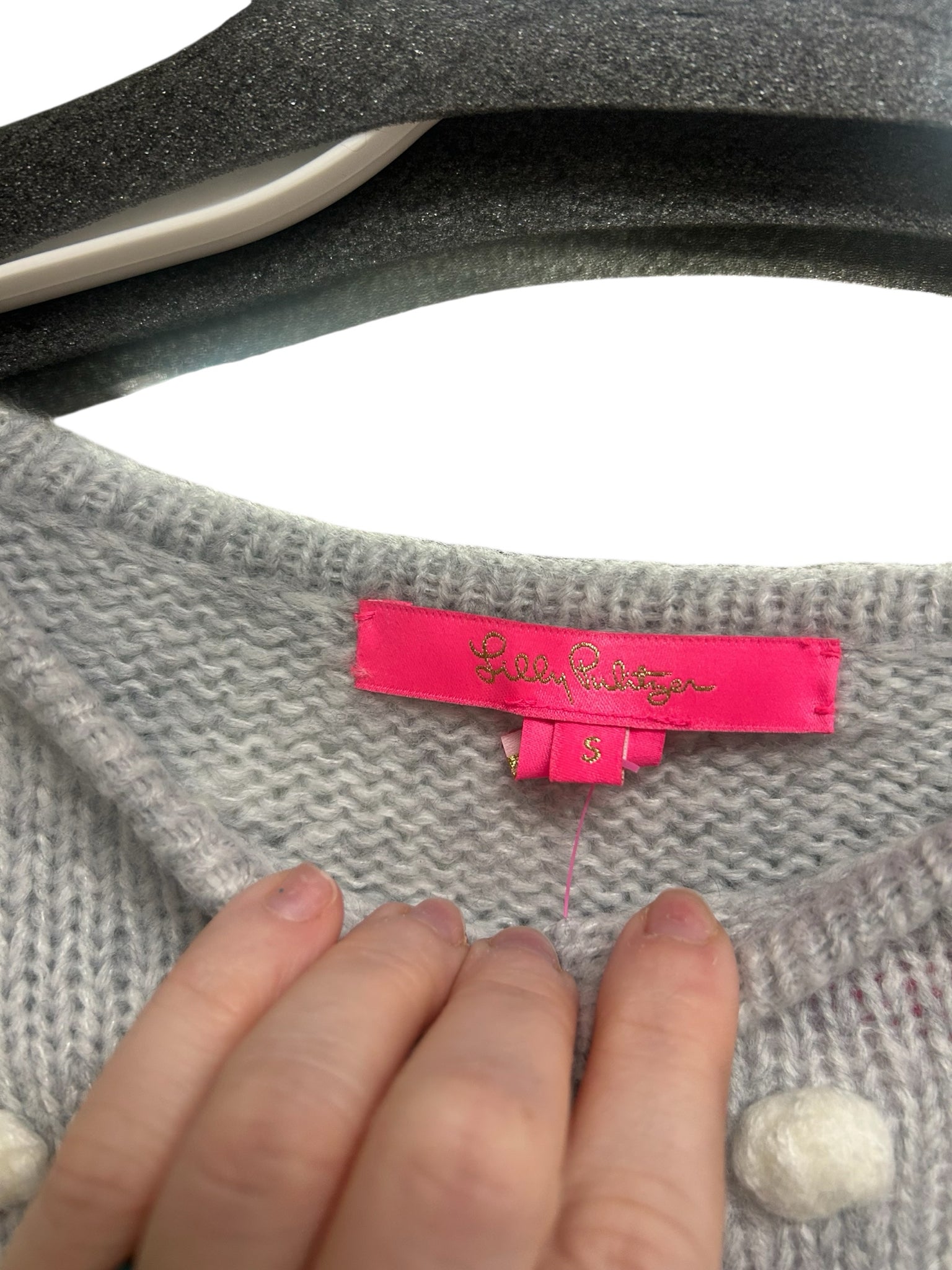 NEW WITH TAGS LILLY PULITZER VIENNE PLAYFUL POMS SWEATER SIZE SMALL