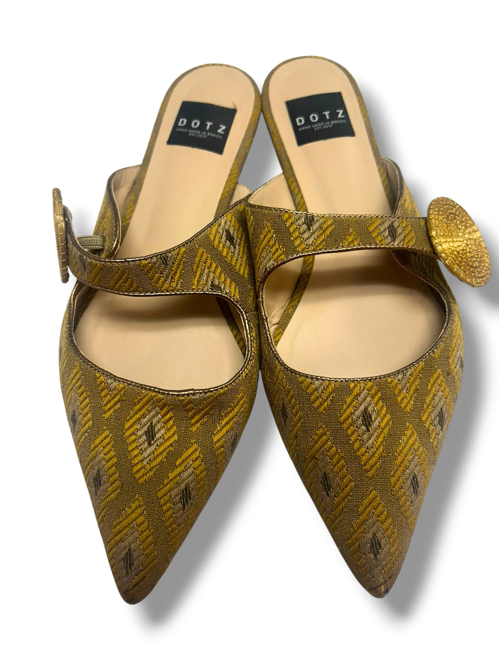 DOTZ JALARIA POINTED TOE SLIP ON MULES SIZE 40 US 10