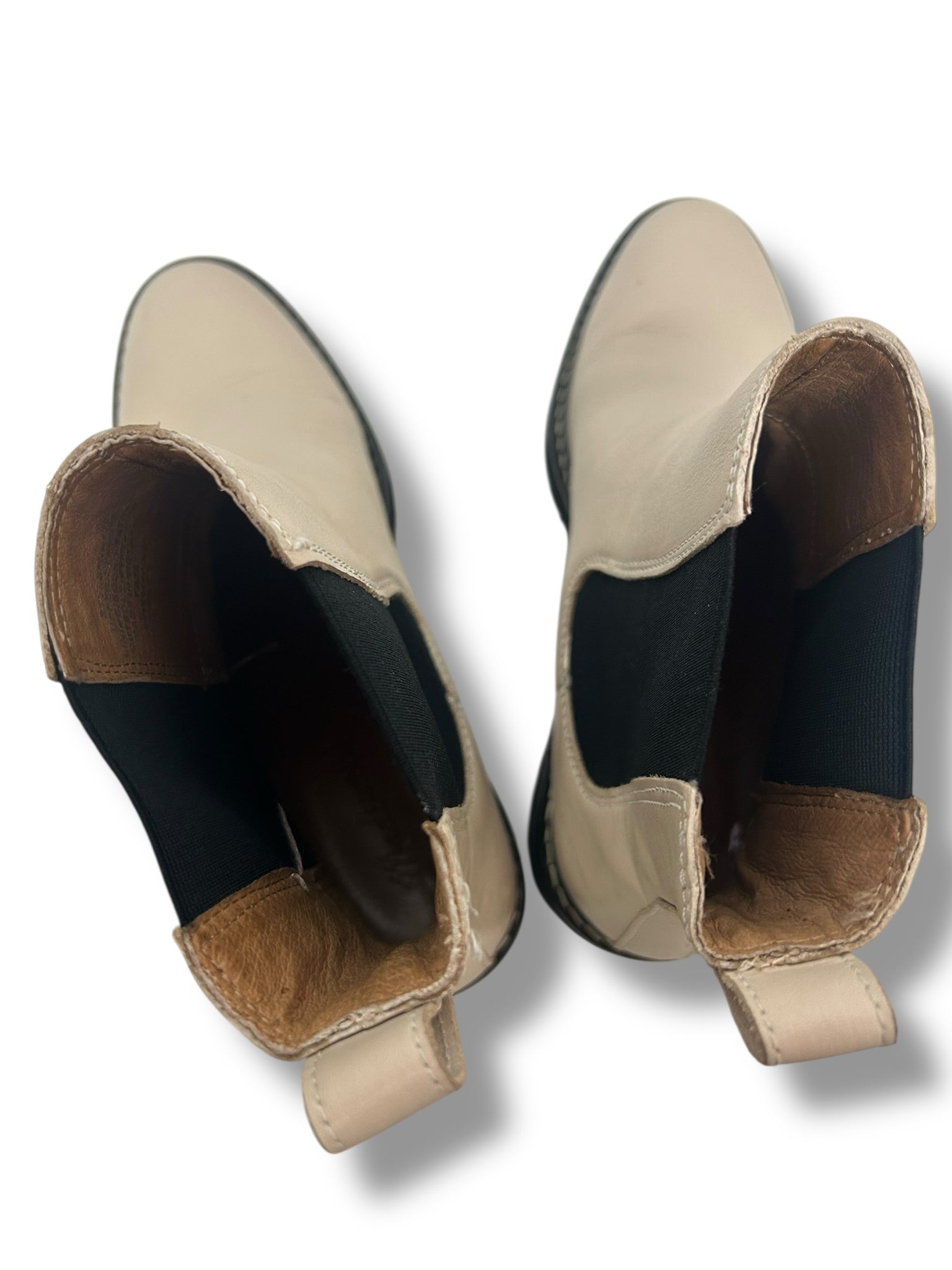 MADEWELL THE CARINA PLATFORM CHELSEA LUG SOLE BOOTS HARVEST MOON SIZE 9