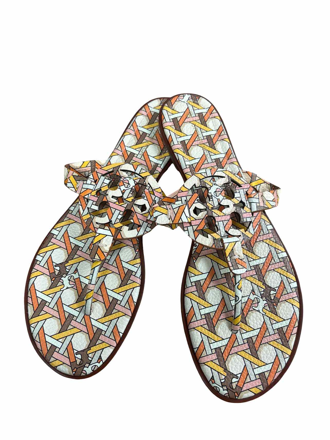 TORY BURCH LEATHER MILLER SANDAL SIZE: 11