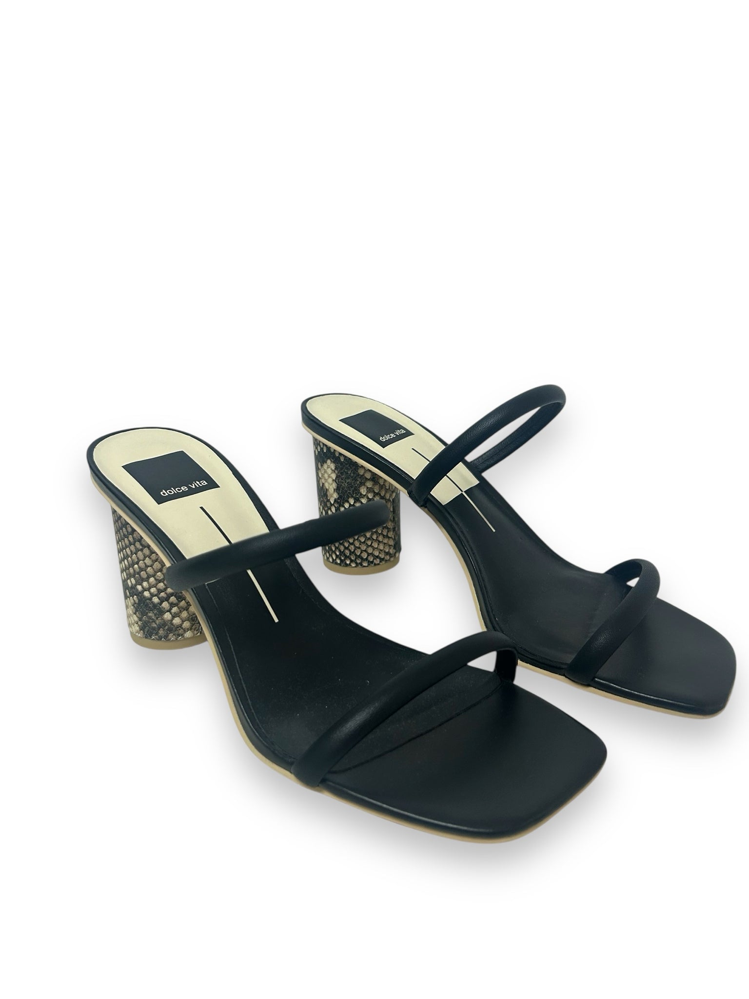 DOLCE VITA NEW! NOLES SNAKE PRINT SLIDE SANDAL SIZE 8.5