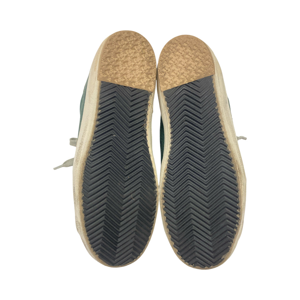 GOLDEN GOOSE SUPERSTAR SUEDE TEAL GREEN SIZE 38