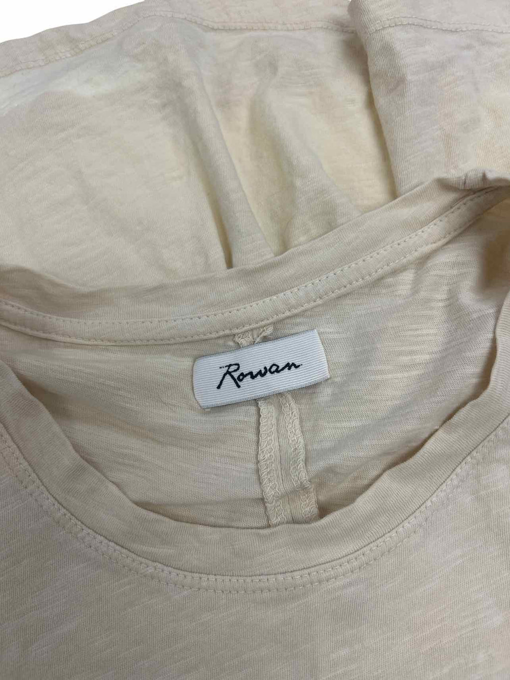 REFORMATION ROWAN SAVANNAH SLUB COTTON MUSCLE TANK SIZE: S
