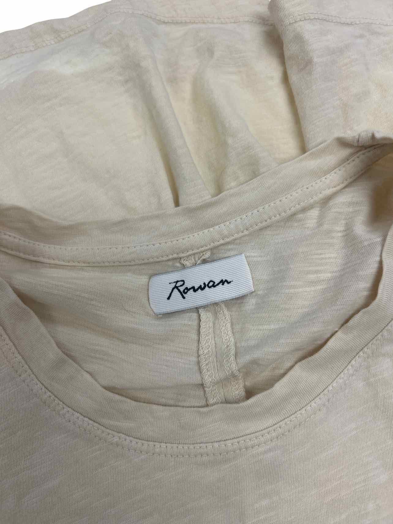 REFORMATION ROWAN SAVANNAH SLUB COTTON MUSCLE TANK SIZE: S