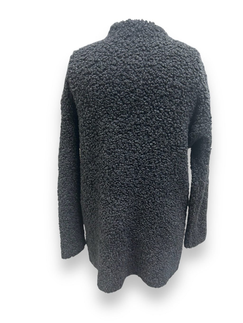 EILEEN FISHER WOOL BLEND TEDDY BOUCLE SWEATER COAT SIZE XS