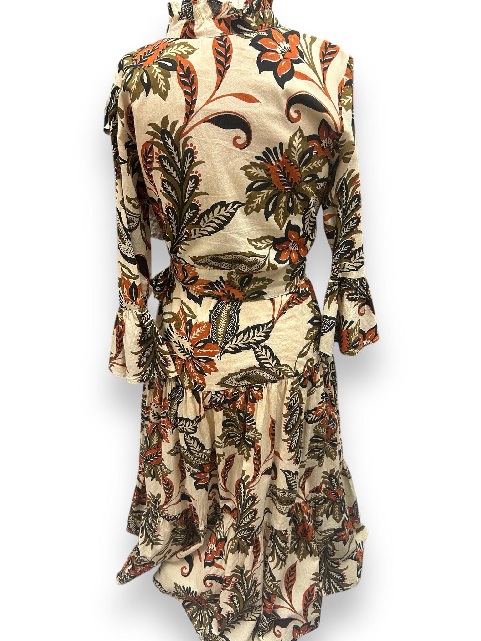 JUDE CONNALLY FALLING FLORAL ROXIE MAXI DRESS SIZE SMALL