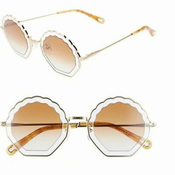 CHLOE TALLY SCALLOPED SUNGLASSES WITH CASE MADE IN ITALY - WEARHOUSE  CONSIGNMENT
