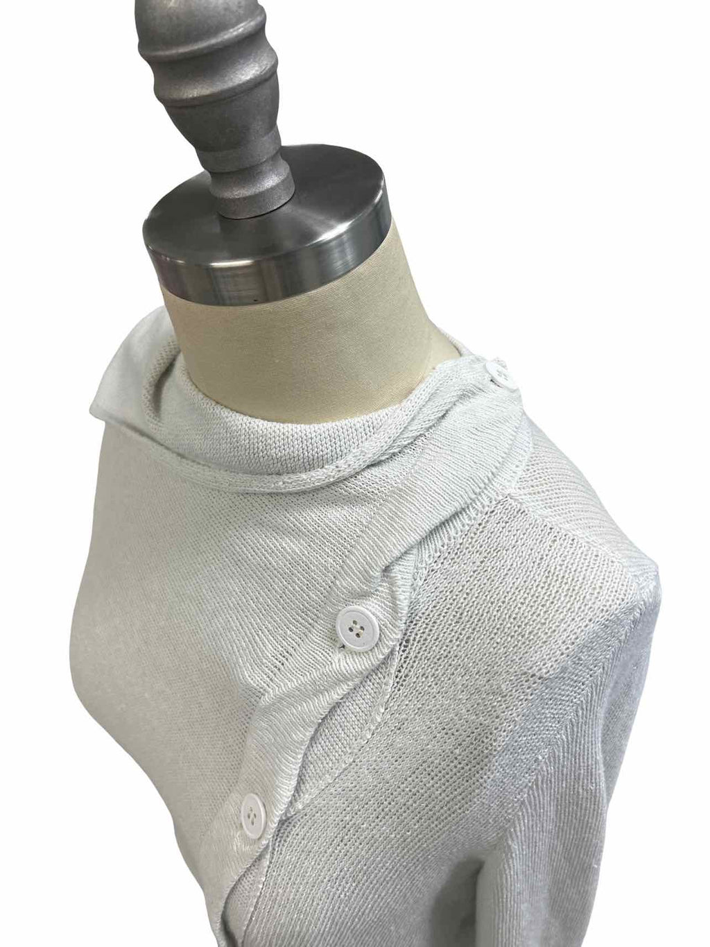 LURDES BERGADA 100% COTTON ASYMMETRIC CARDIGAN SIZE: S