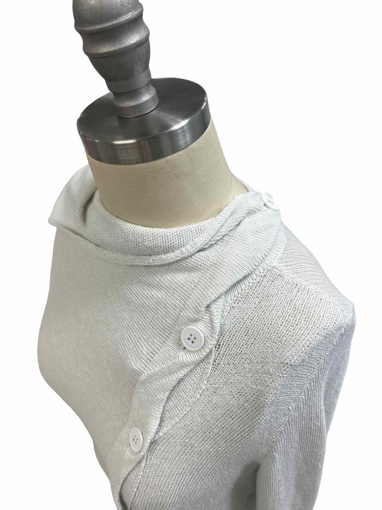 LURDES BERGADA 100% COTTON ASYMMETRIC CARDIGAN SIZE: S