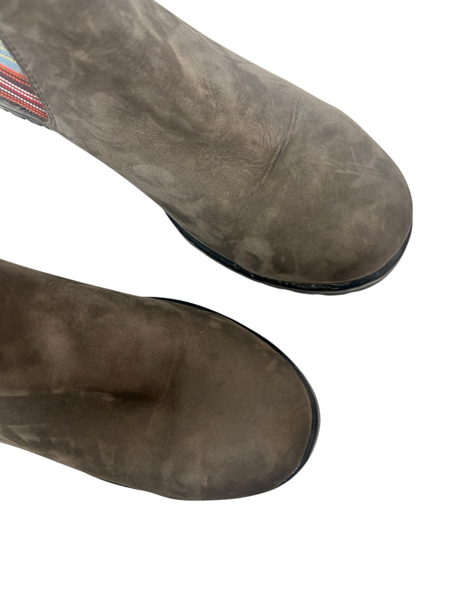 BUENO FLORIDA CHELSEA BOOTS MULTI-COLOR WITH STRIPED ELASTIC SIZE 41