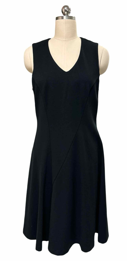 CABI 3649 PONTE SLEEVELESS BLACK DRESS SIZE M