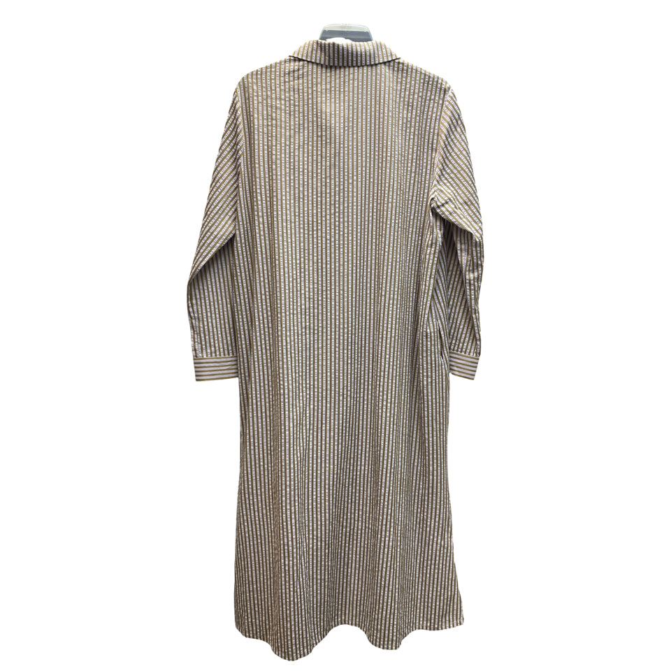 TUCKERNUCK POMANDER PLACE LILAC STRIPE SEERSUCKER GRIFFIN DRESS XXL