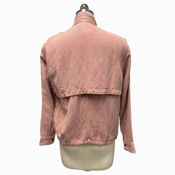 RAILS COLLINS LYOCELL BLEND UTILITY BLUSH JACKET SIZE S