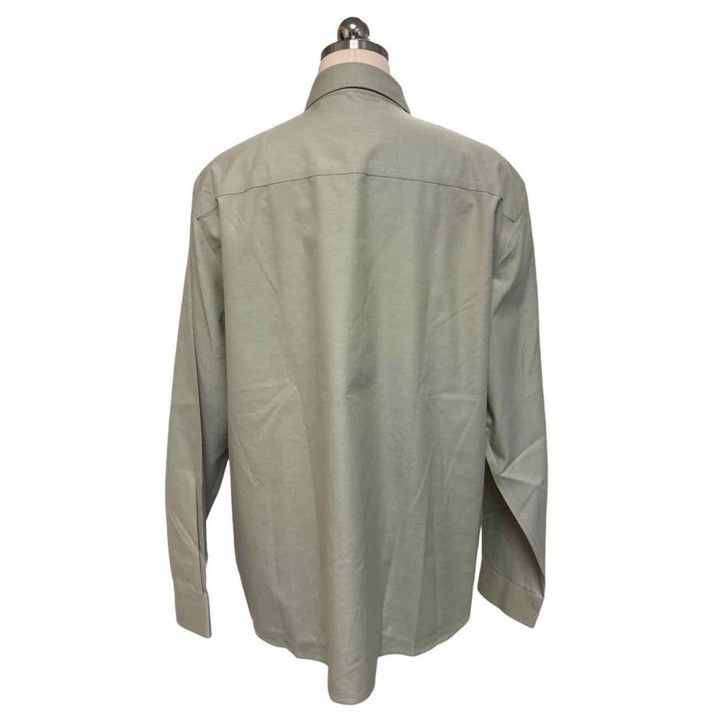 ORVIS NWT! LS BUTTON DOWN KHAKI SHIRT SIZE 18