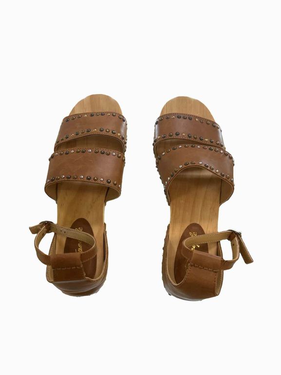 FREE PEOPLE NORTH SHORE STUDDED CLOG SANDAL SIZE 40