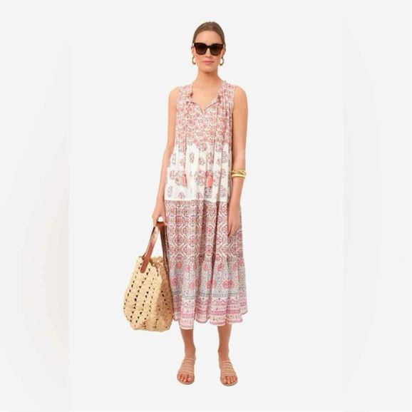 TUCKERNUCK SALTY PALOMA CAFTAN FLORAL BOHO MAXI SIZE: 2X