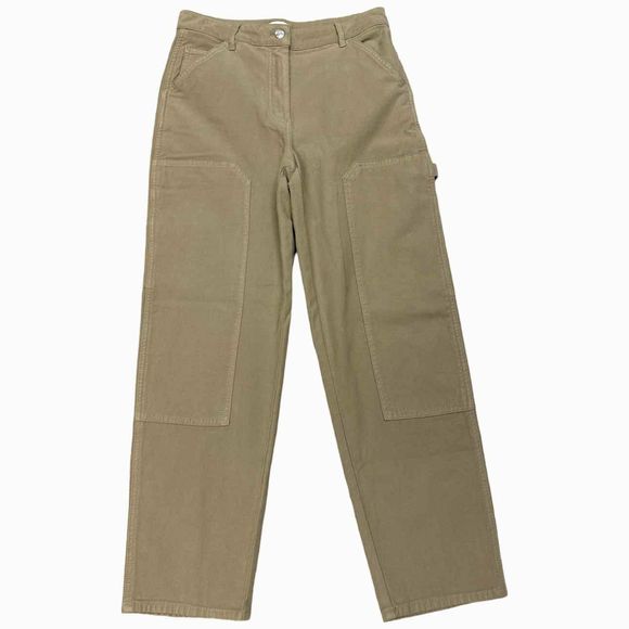 ANTHROPOLOGIE ARITZIA WILFRED BRENNAN HIGH WAISTED KHAKI PANT SIZE 8