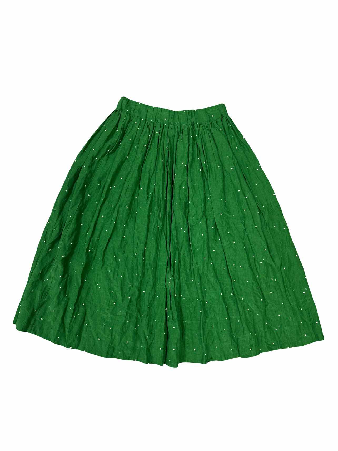 APUNTOB LINEN PRINT SKIRT SIZE: S