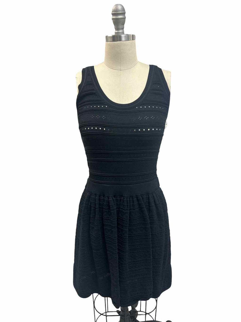 JCREW OPEN KNIT MINI DRESS SIZE: S