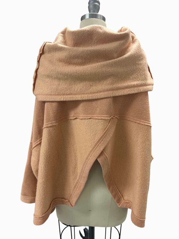 FREE PEOPLE HUNTINGTON OVERSIZED COWL NECK PULLOVER SIZE: XS